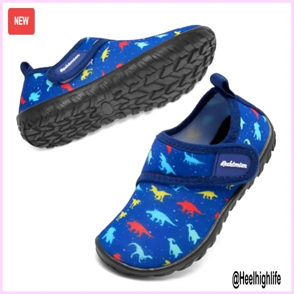 Toddler Water Shoes Quick Dry Non-Slip Lightweight Barefoot Beach Aqua